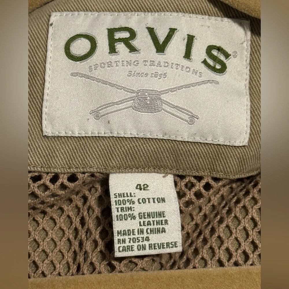 Orvis Men's Vintage Tan Zambezi Chore Jacket
